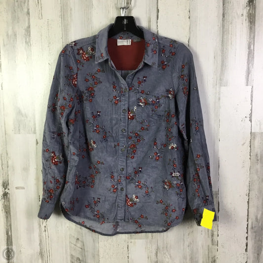 Top Long Sleeve By Anthropologie In Grey, Size: Xs