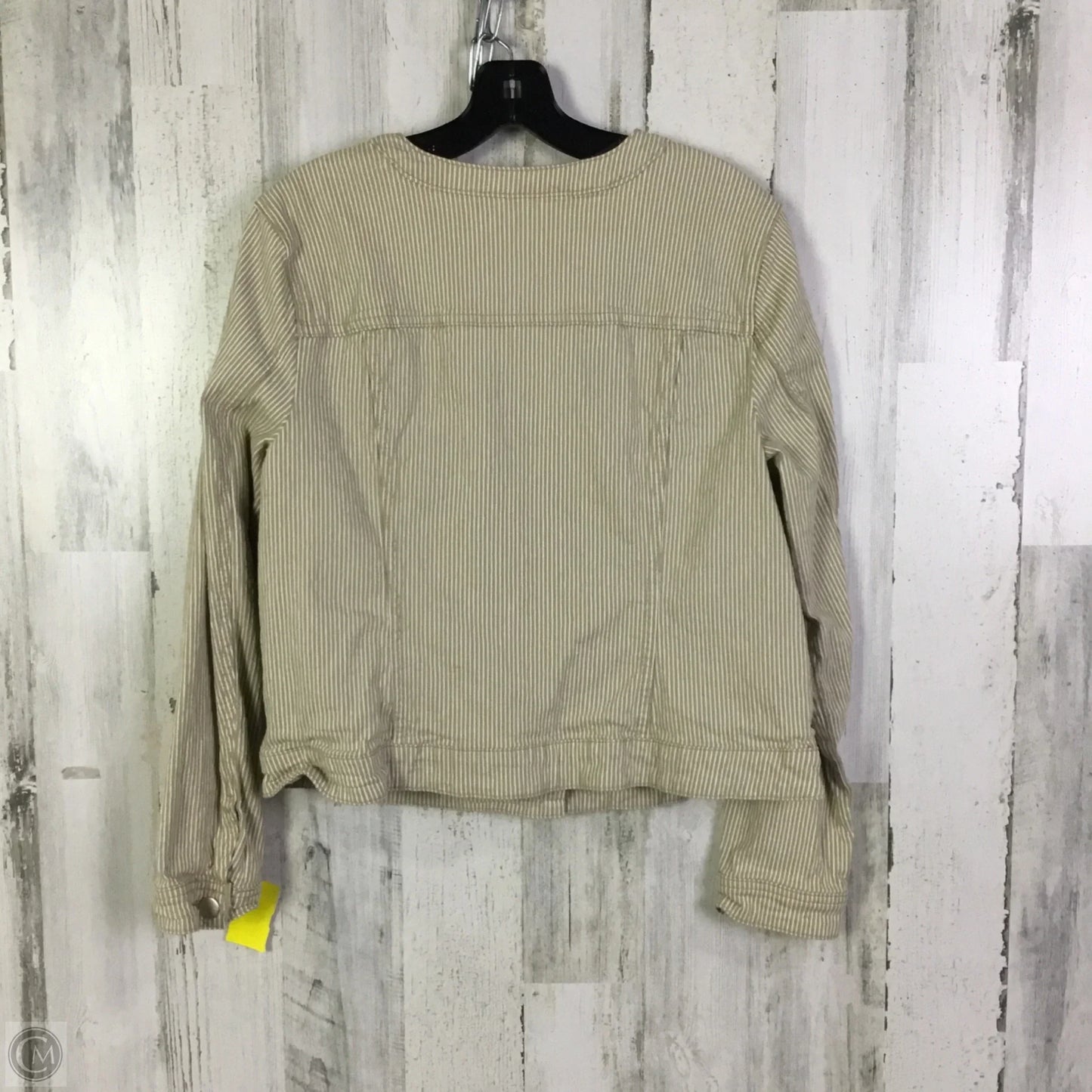 Jacket Other By Christopher And Banks In Tan, Size: L