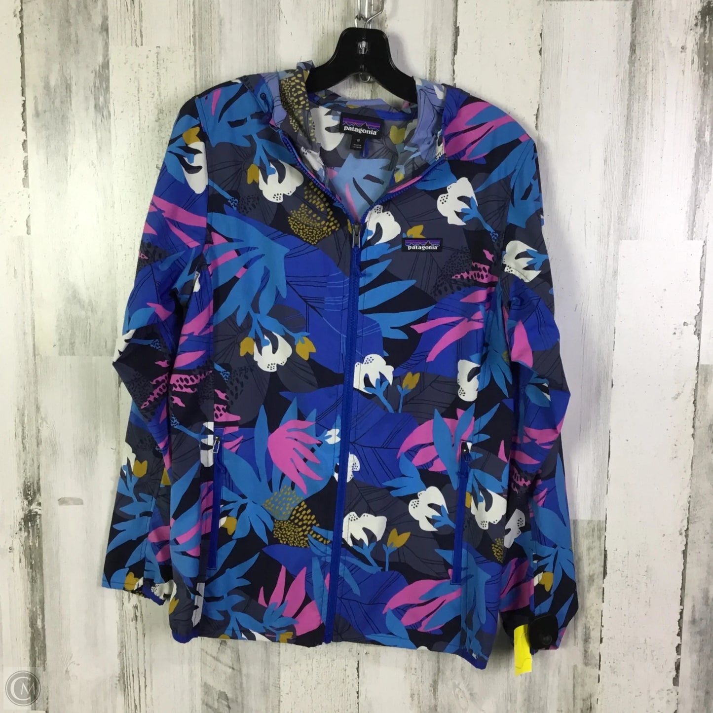 Athletic Jacket By Patagonia In Blue, Size: M