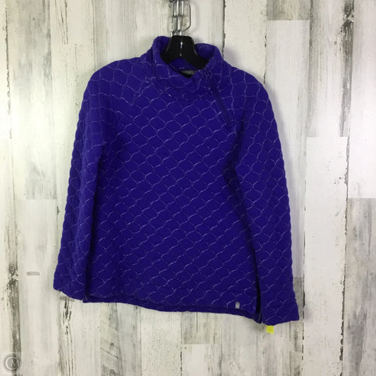 Athletic Jacket By Talbots In Blue, Size: Xs