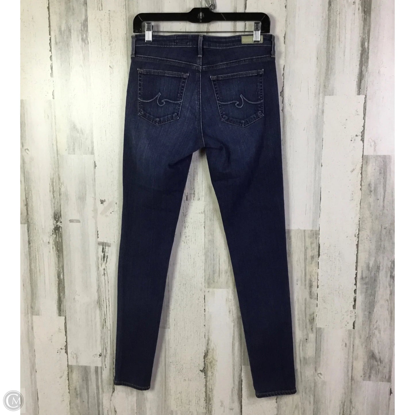 Jeans Skinny By Adriano Goldschmied In Blue Denim, Size: 6