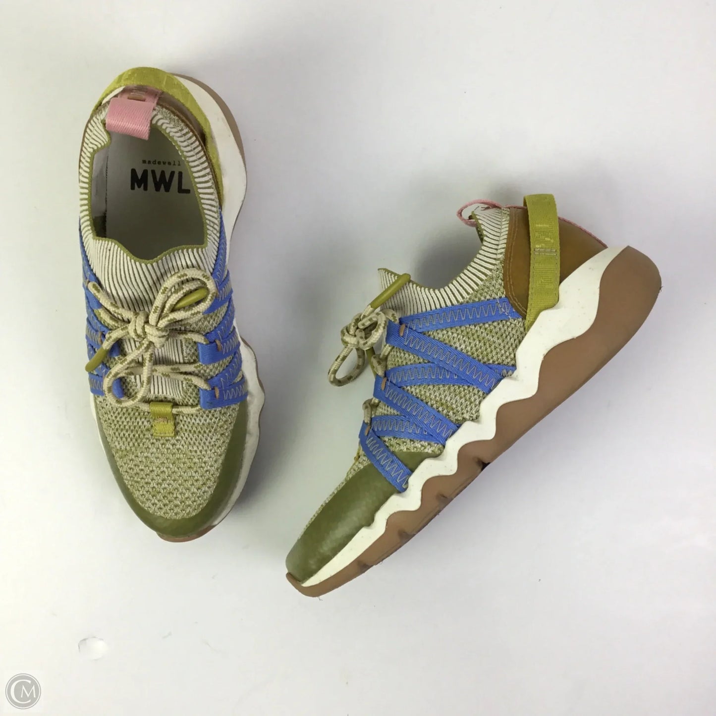 Shoes Athletic By Madewell In Green, Size: 8