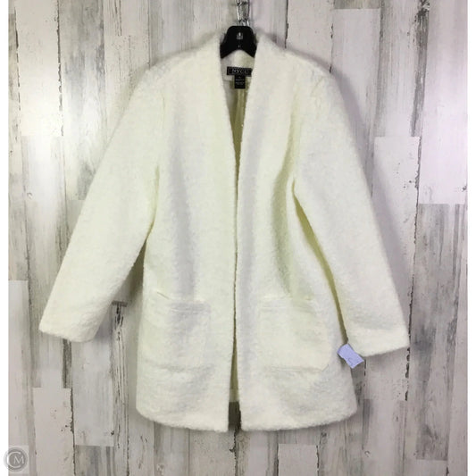 Sweater Cardigan By New York And Co In White, Size: Xl