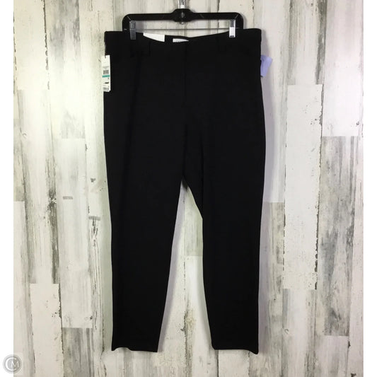 Pants Dress By Calvin Klein In Black, Size: 16