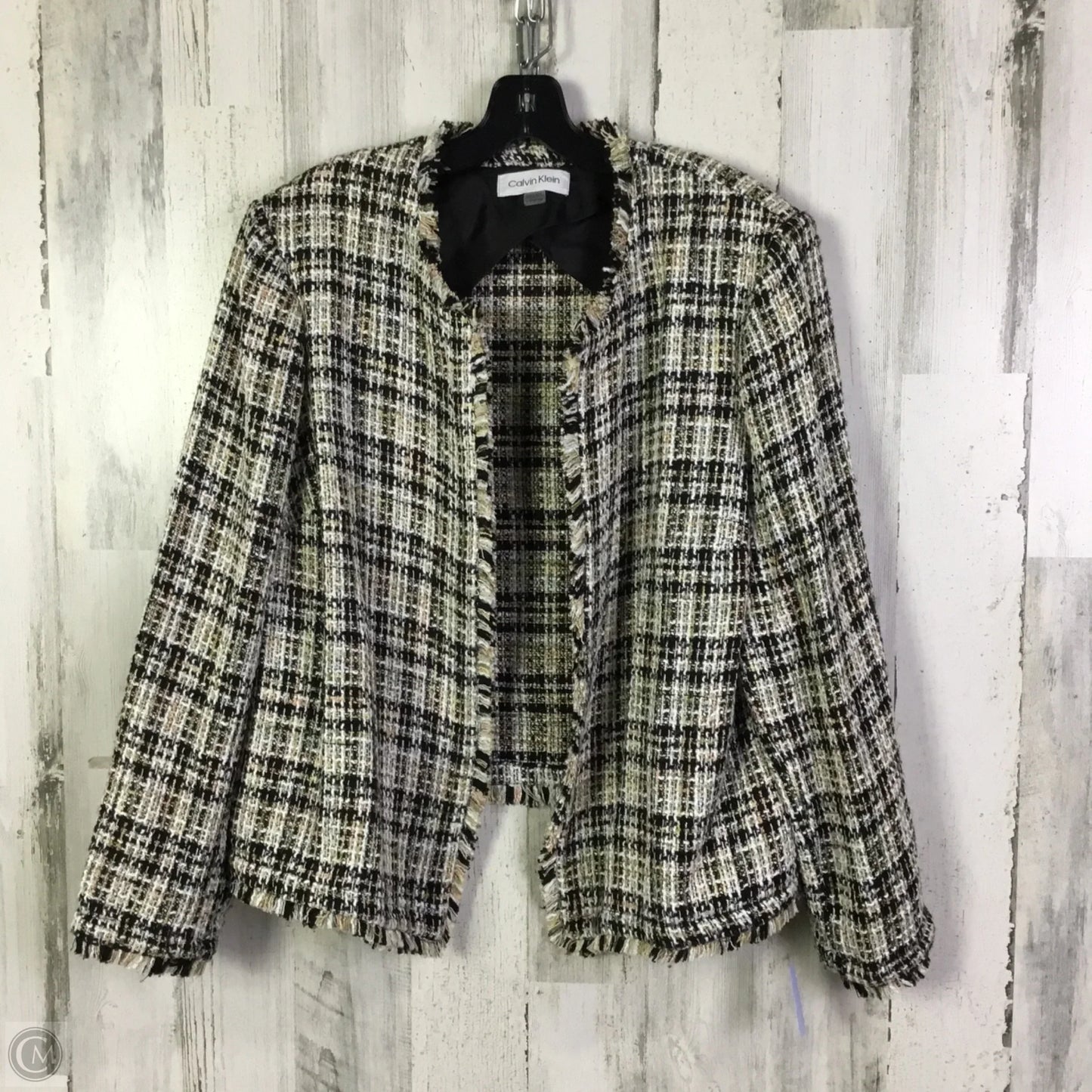 Blazer By Calvin Klein In White, Size: 1x