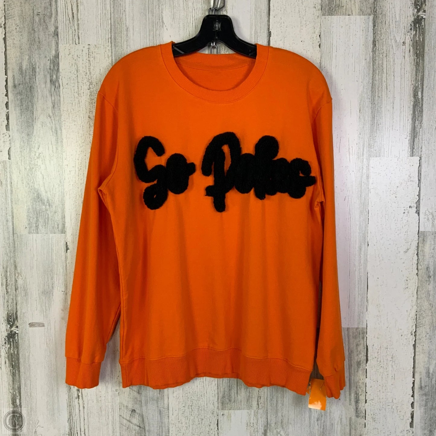 Sweatshirt Crewneck By Cmf In Orange, Size: M