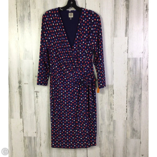 Dress Casual Short By Anne Klein In Blue, Size: L