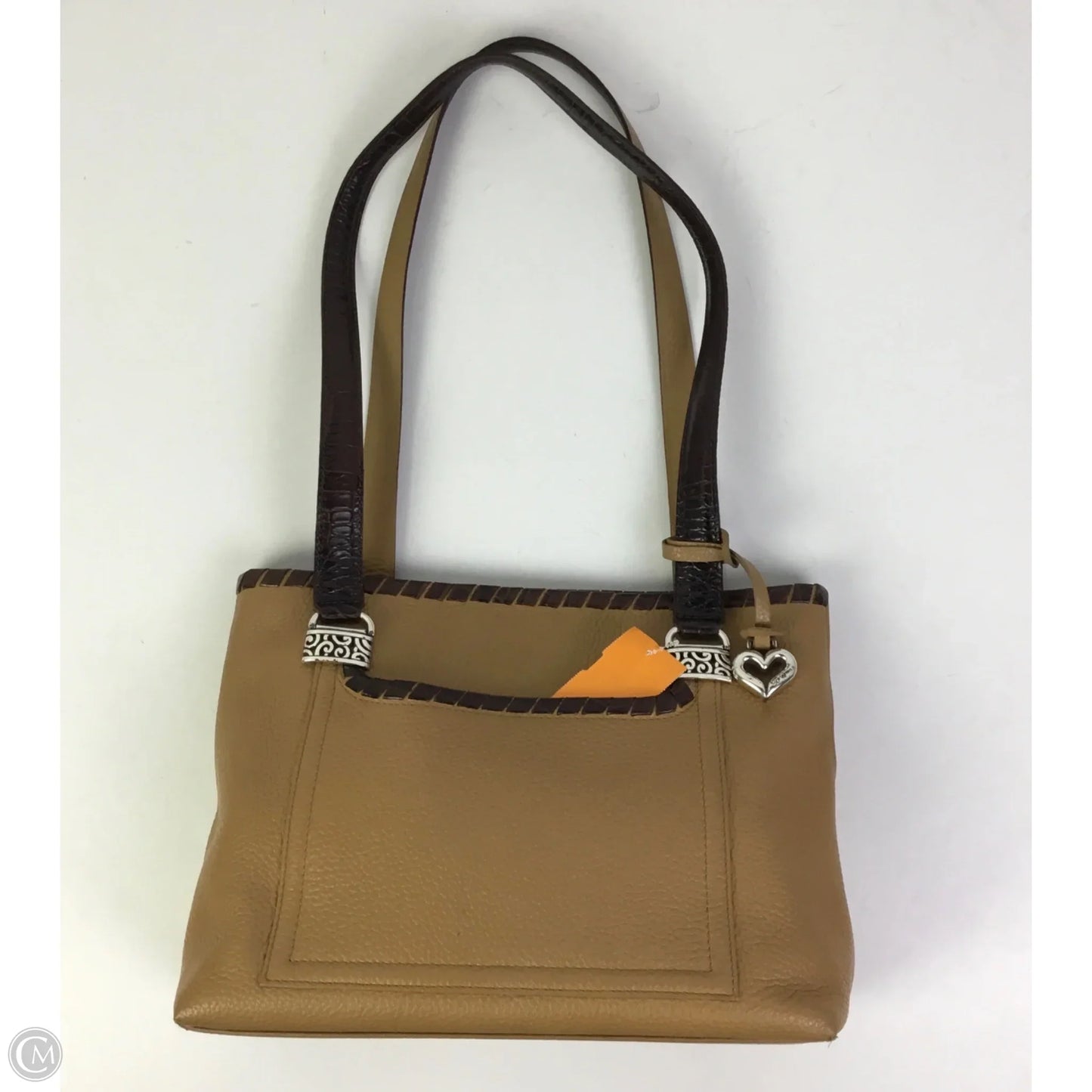 Handbag Leather By Brighton, Size: Medium