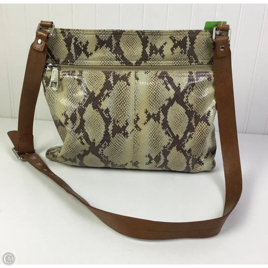 Handbag Leather By Hobo Intl, Size: Medium