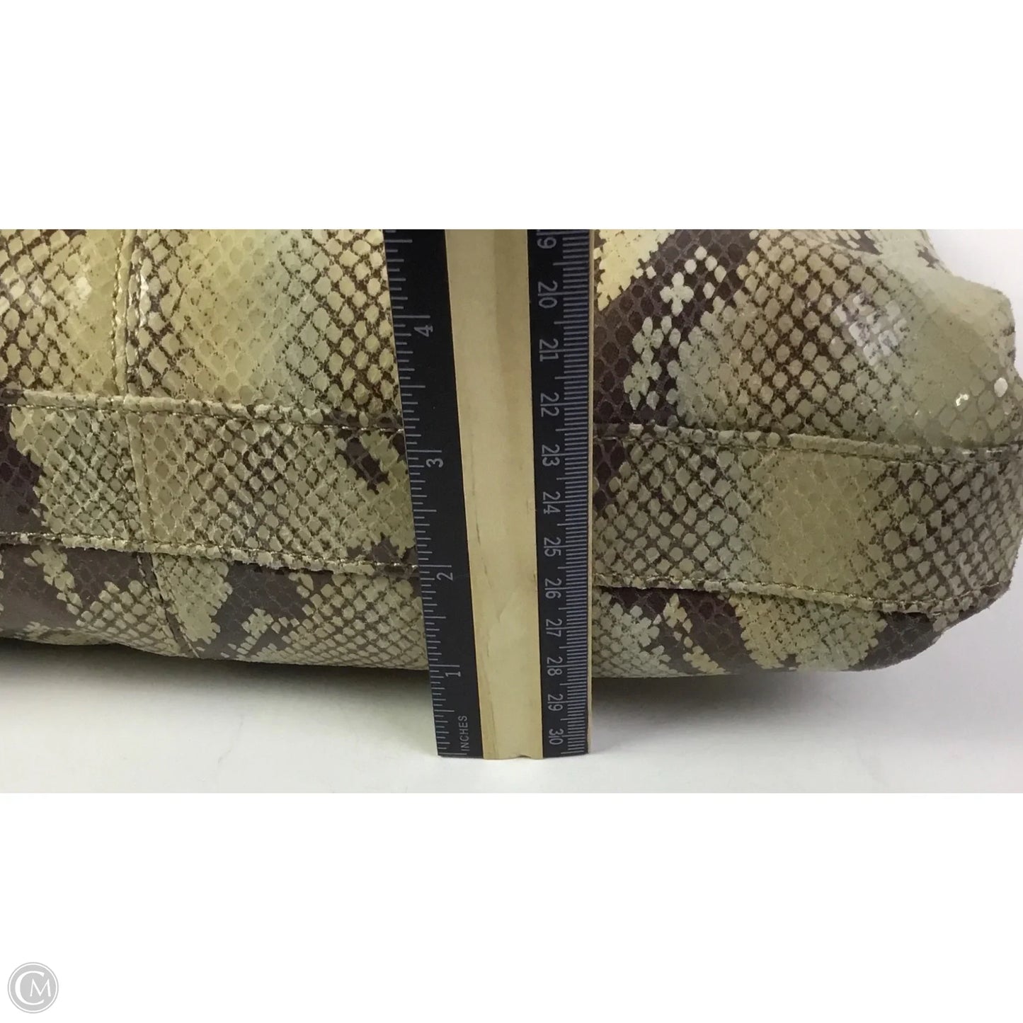 Handbag Leather By Hobo Intl, Size: Medium