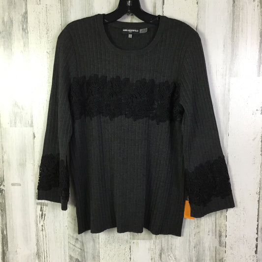 Top Long Sleeve Designer By Karl Lagerfeld  Size: L