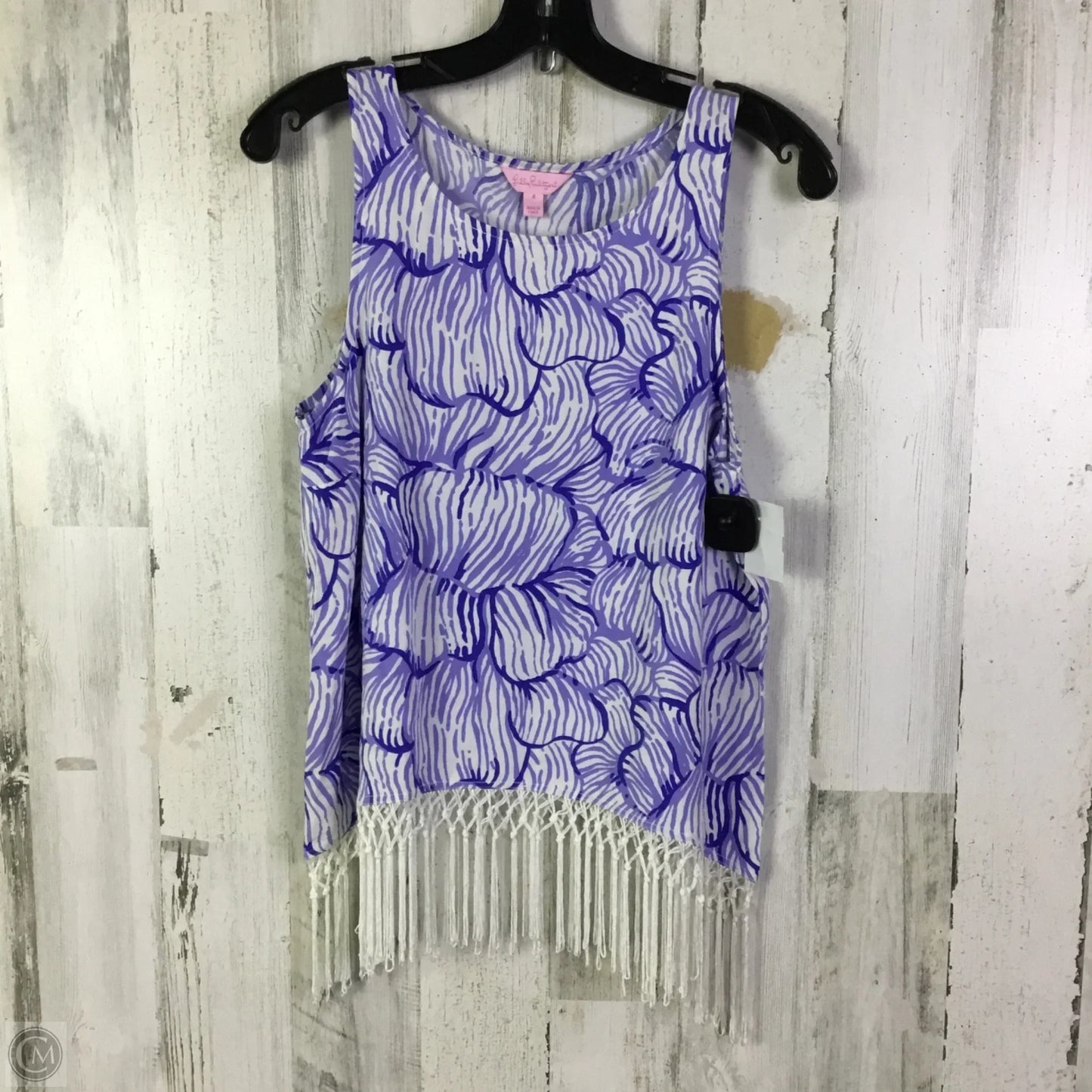 Shorts Designer By Lilly Pulitzer In Blue & White, Size: S