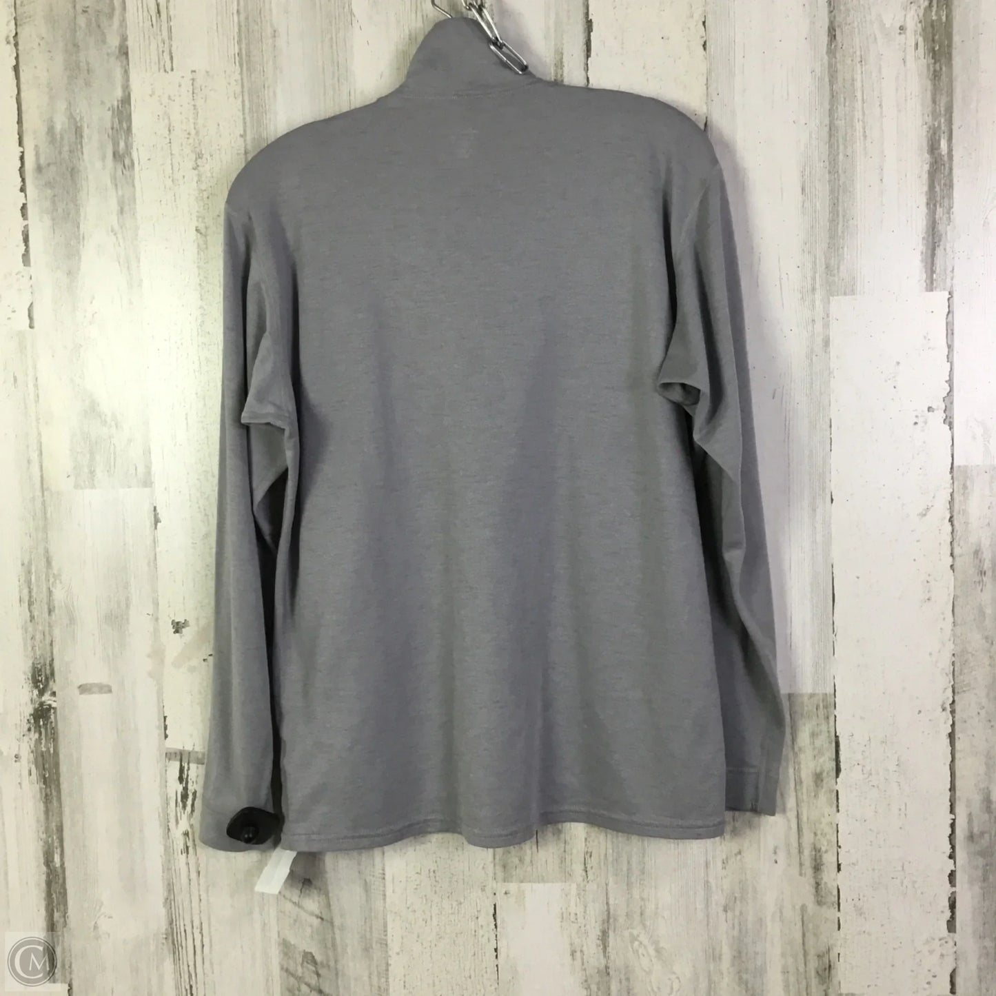 Athletic Jacket By Patagonia In Grey, Size: M