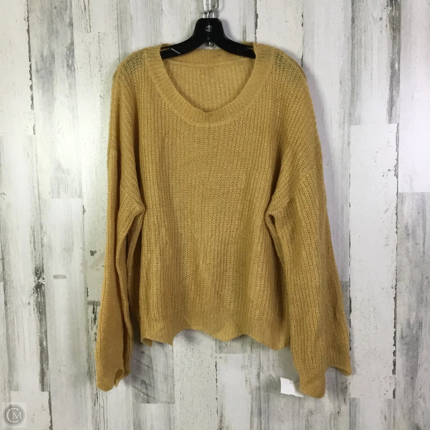 Sweater By Shein In Orange, Size: 1x