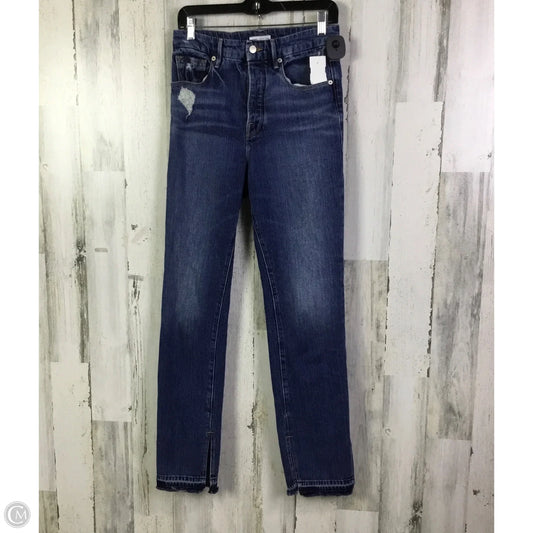 Jeans Boot Cut By Good American In Blue Denim, Size: 2