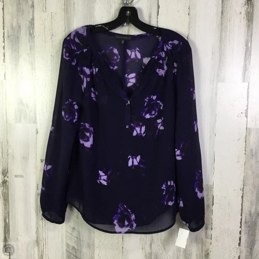Top Long Sleeve By Sanctuary In Purple, Size: Xs