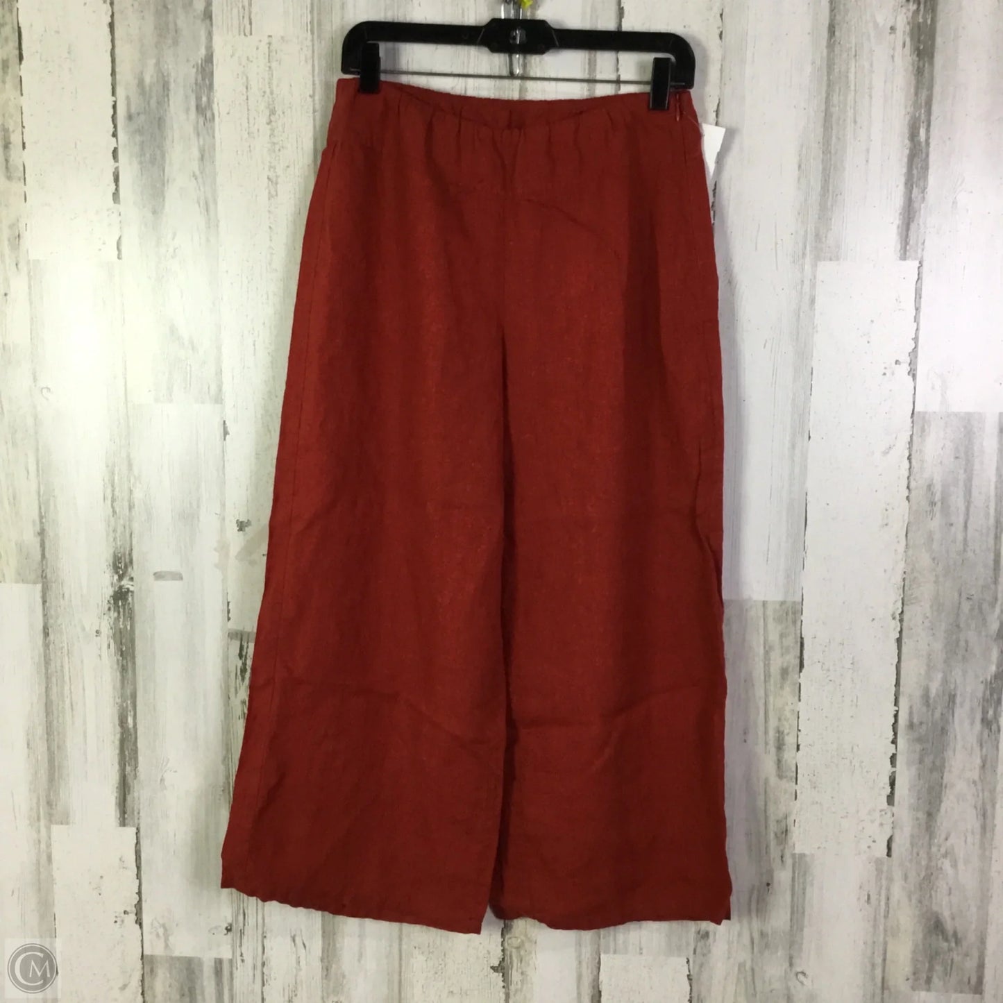 Pants Linen By Eileen Fisher In Red, Size: 2