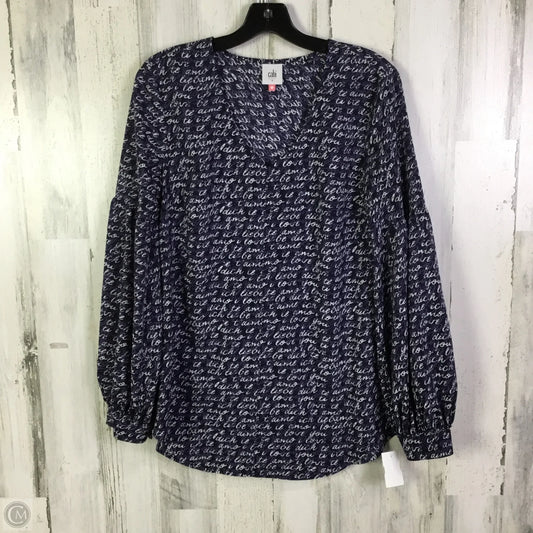 Top Long Sleeve By Cabi In Purple, Size: S