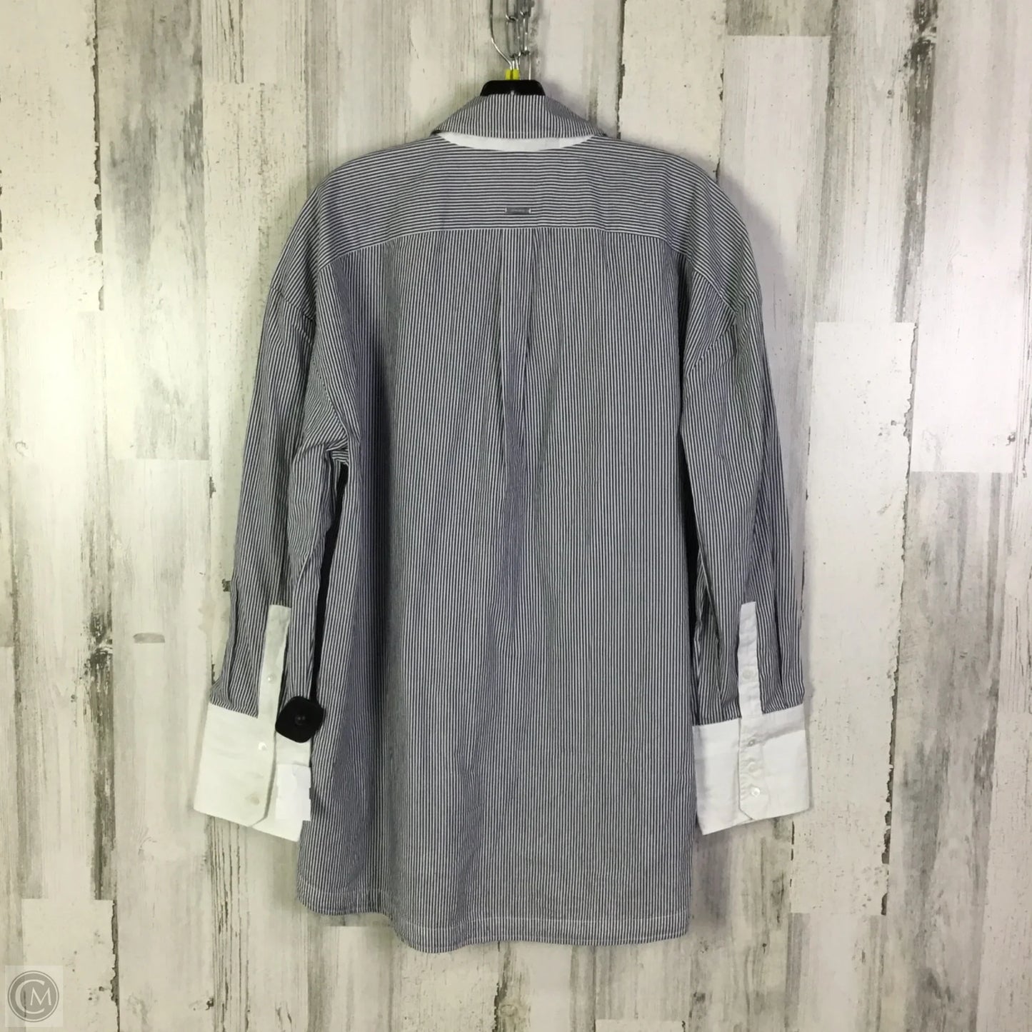 Top Long Sleeve Designer By All Saints In Blue, Size: S