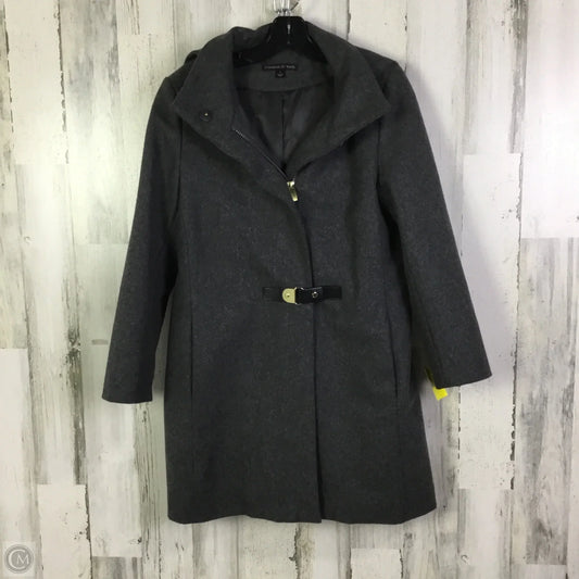 Coat Wool By Preston And New York In Grey, Size: S
