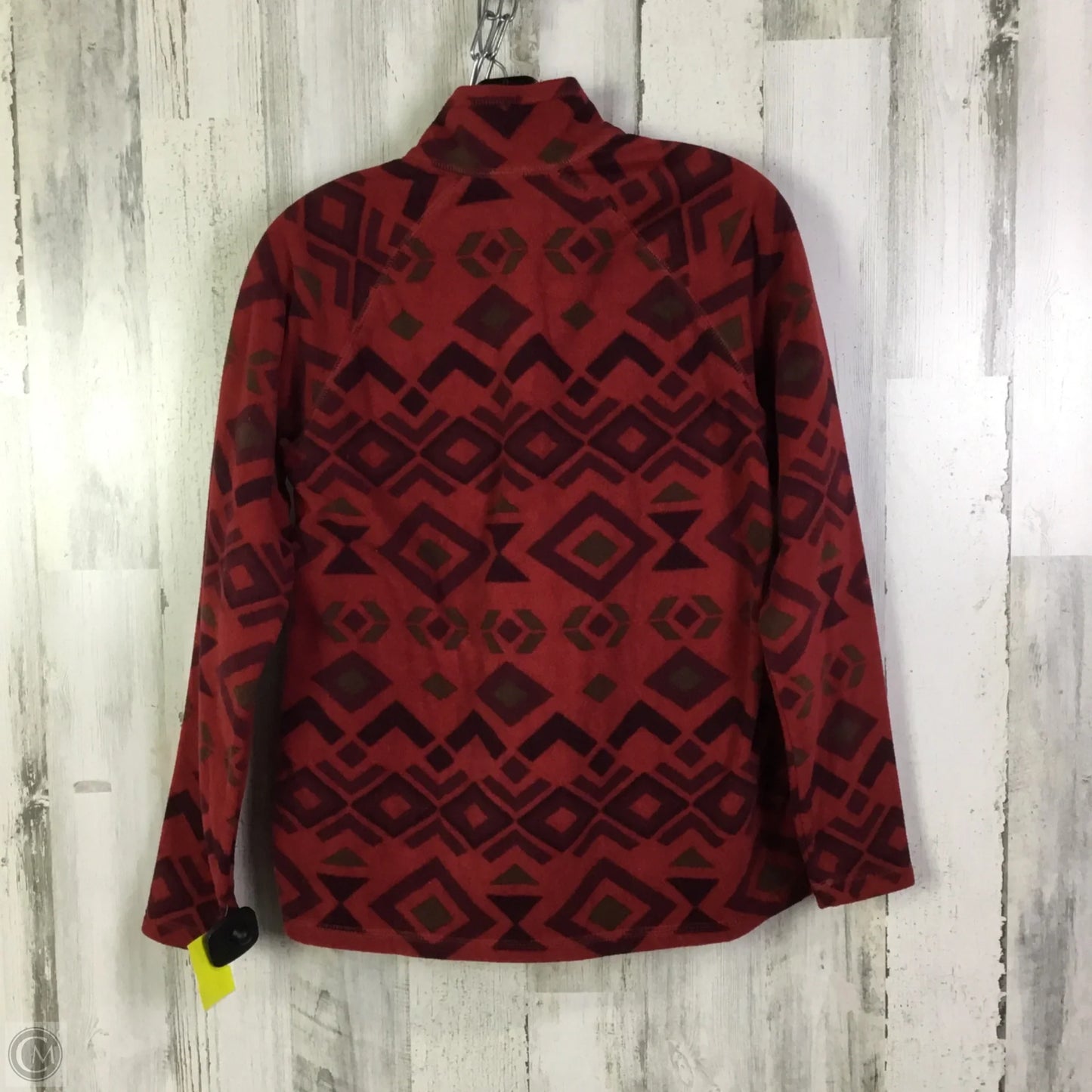 Jacket Faux Fur & Sherpa By Eddie Bauer In Red, Size: S