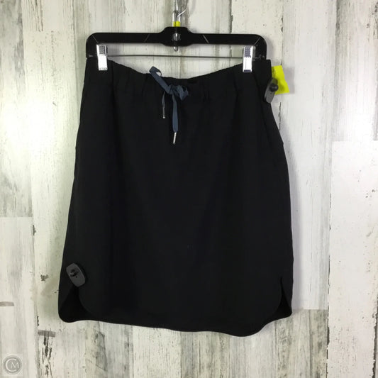 Athletic Skirt By Lululemon In Black, Size: 12