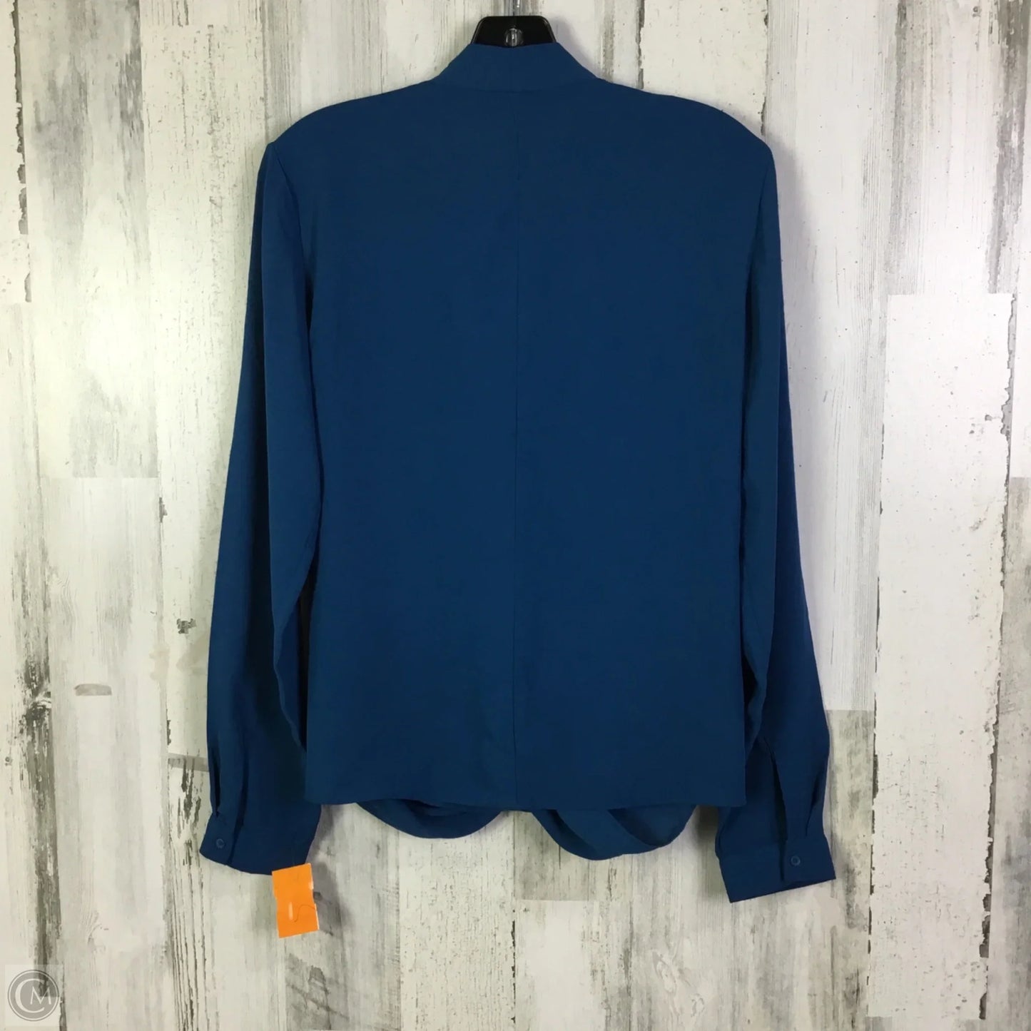 Blouse Long Sleeve By Mossimo In Blue, Size: S