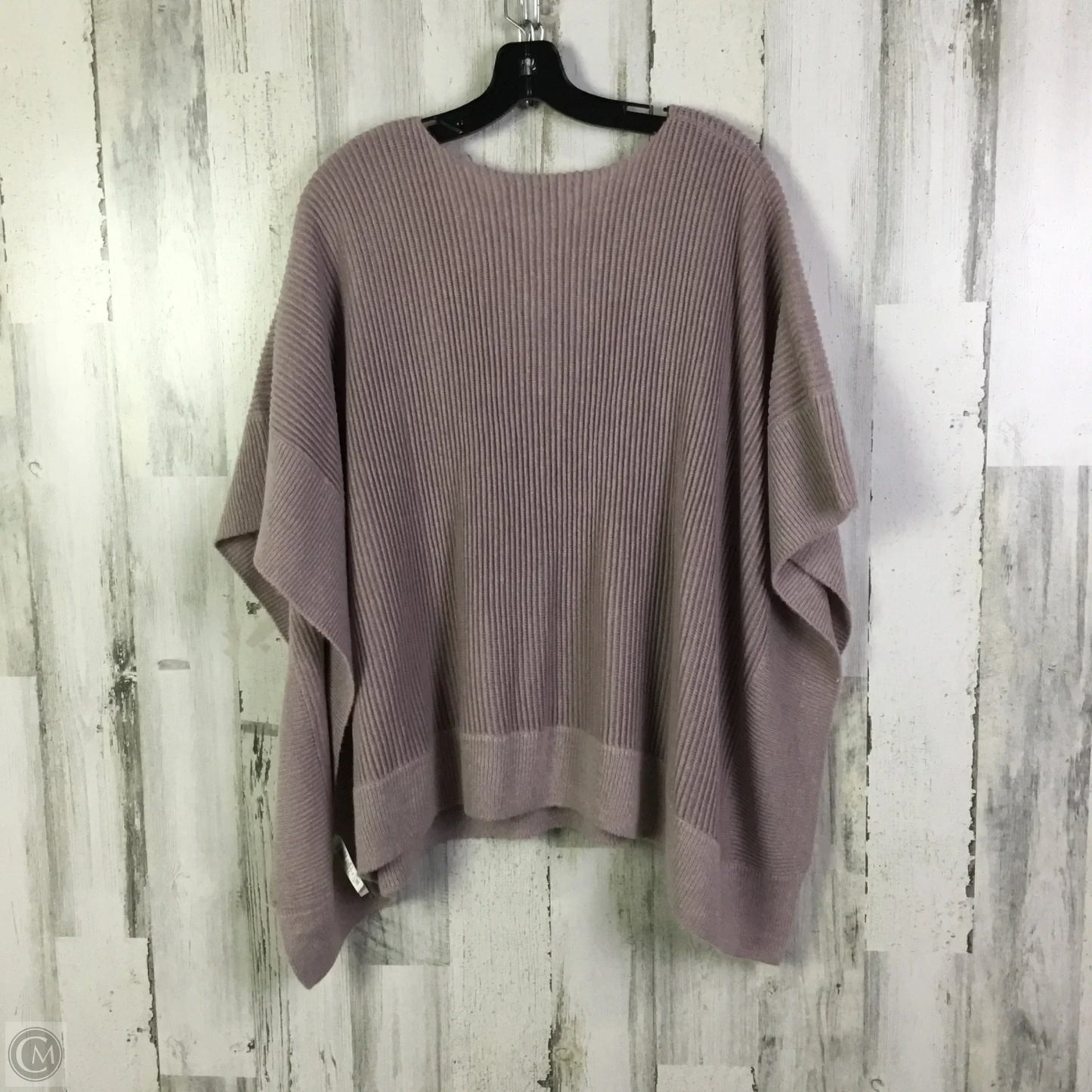 Poncho By Loft In Purple, Size: Osfm