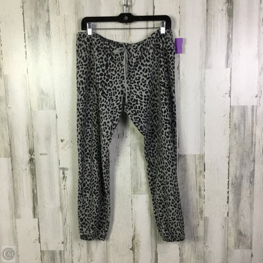 Pajama Pants By Chaser In Animal Print, Size: M