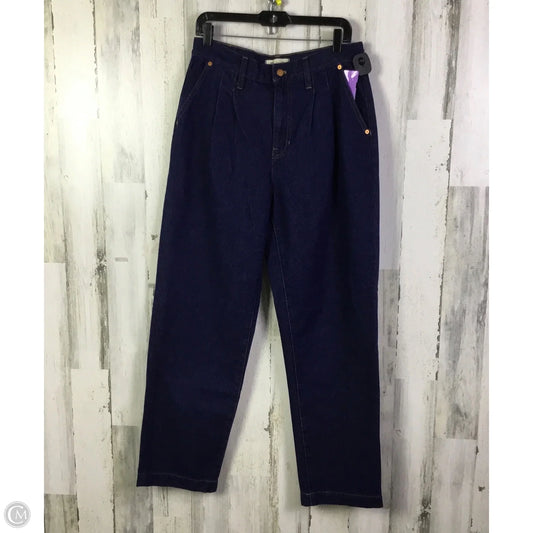 Jeans Straight By Madewell In Blue Denim, Size: 8