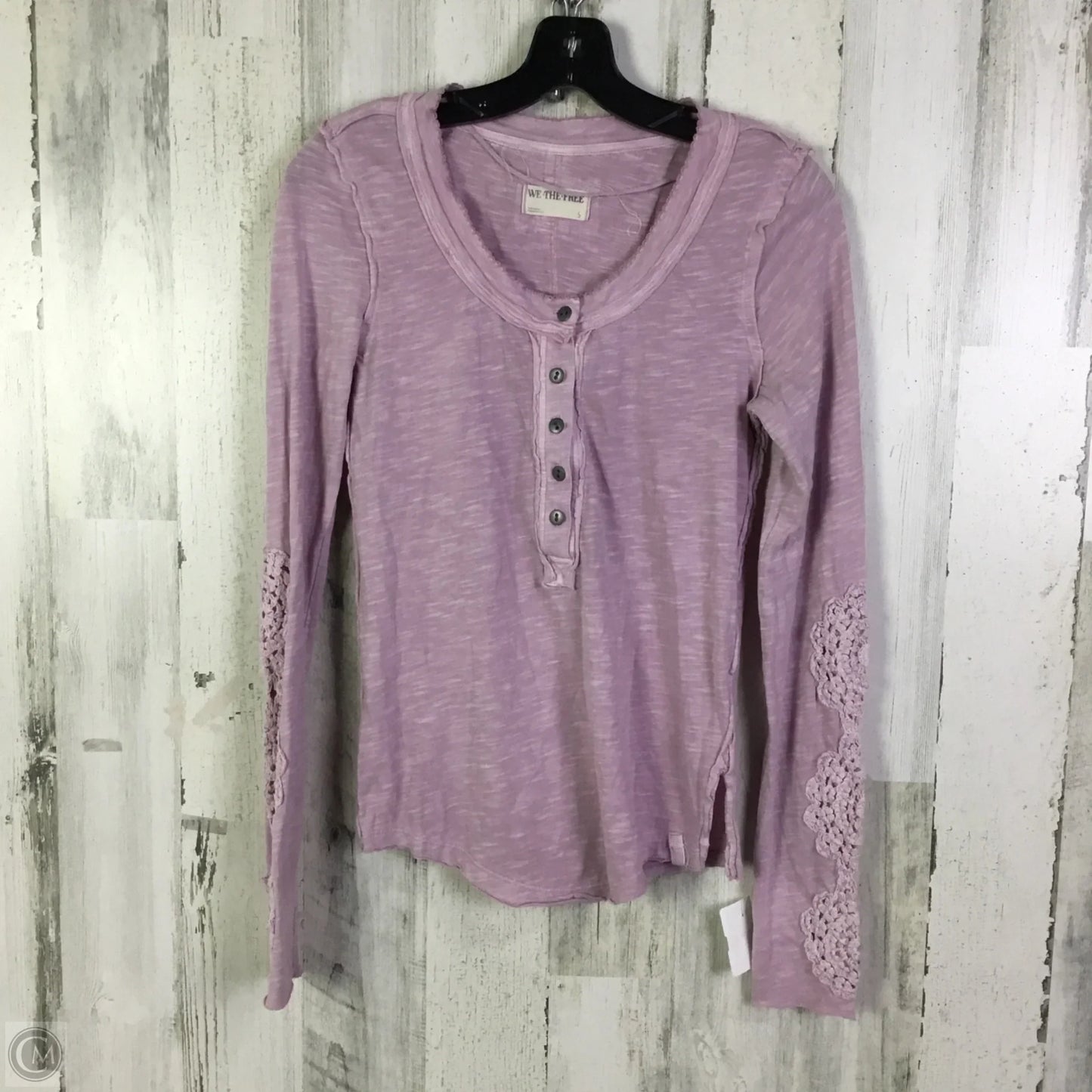 Top Long Sleeve By We The Free In Pink, Size: S