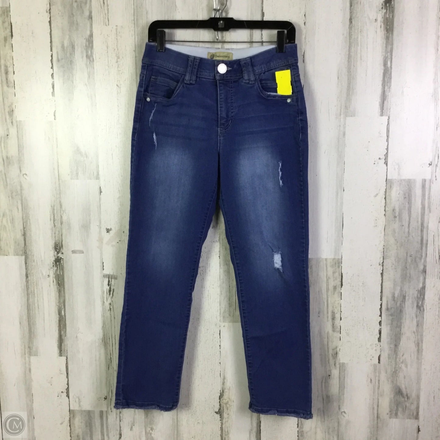 Jeans Straight By Democracy In Blue Denim, Size: 6