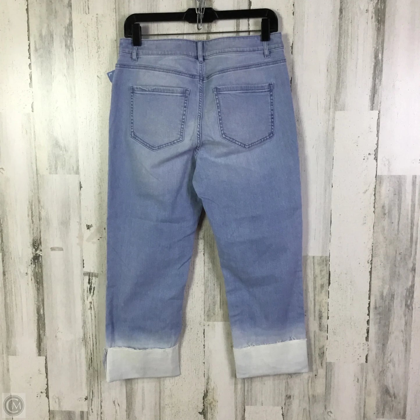Jeans Cropped By J. Jill In Blue Denim, Size: 6