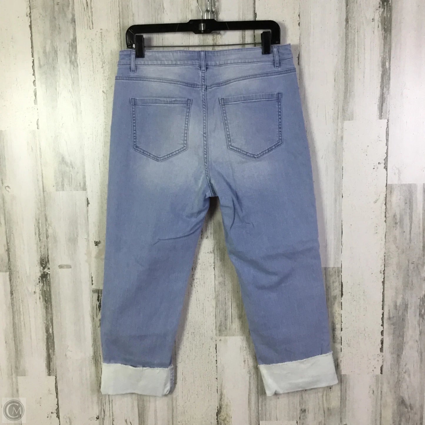 Jeans Cropped By J. Jill In Blue Denim, Size: 8