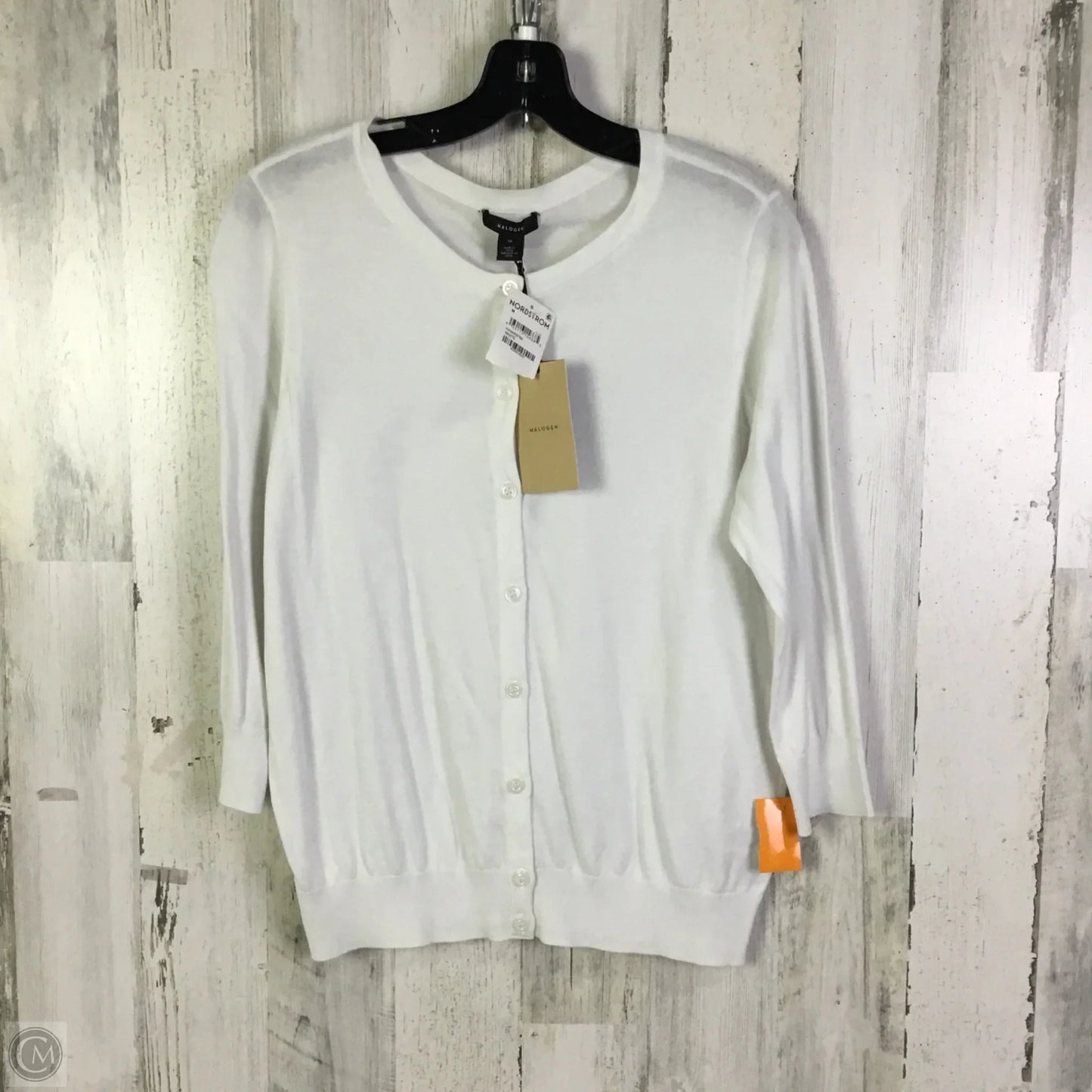 Cardigan By Halogen In White, Size: M