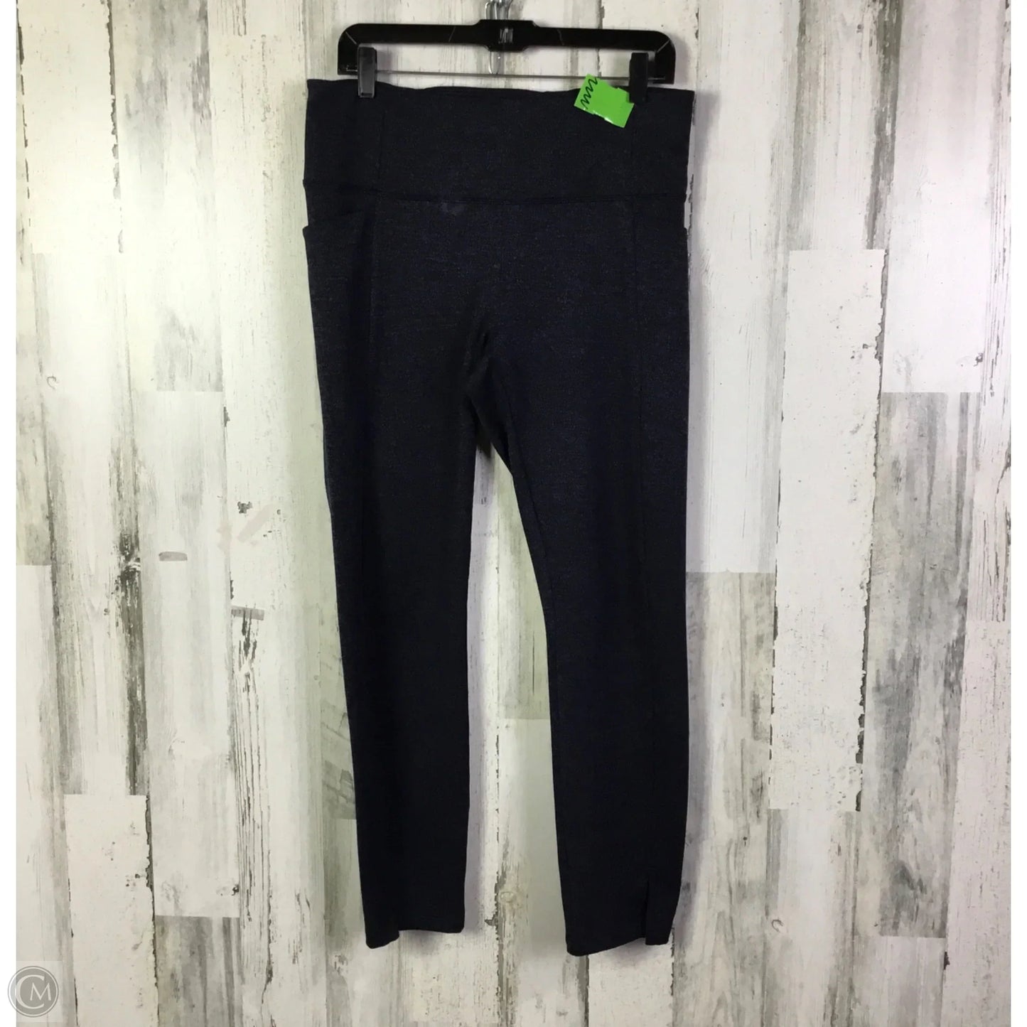 Athletic Leggings By Athleta In Black & Blue, Size: M