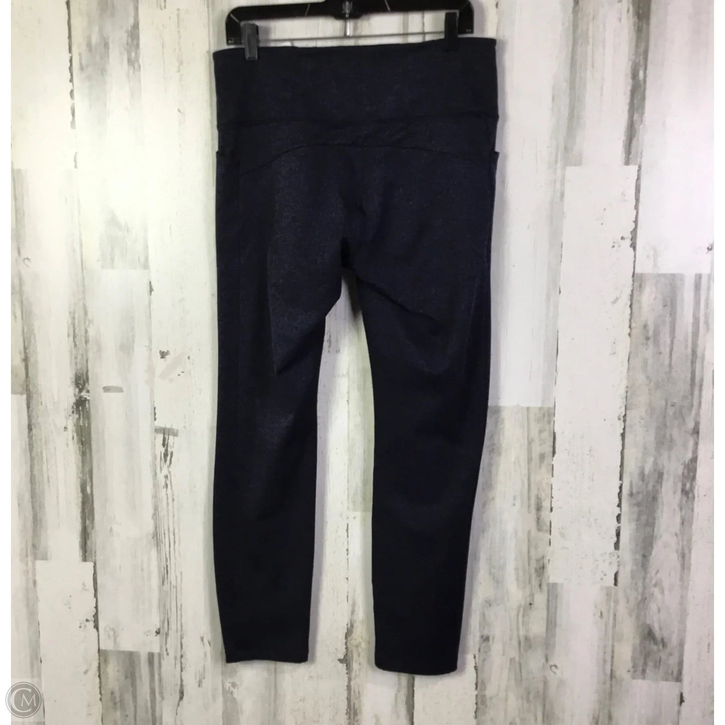 Athletic Leggings By Athleta In Black & Blue, Size: M