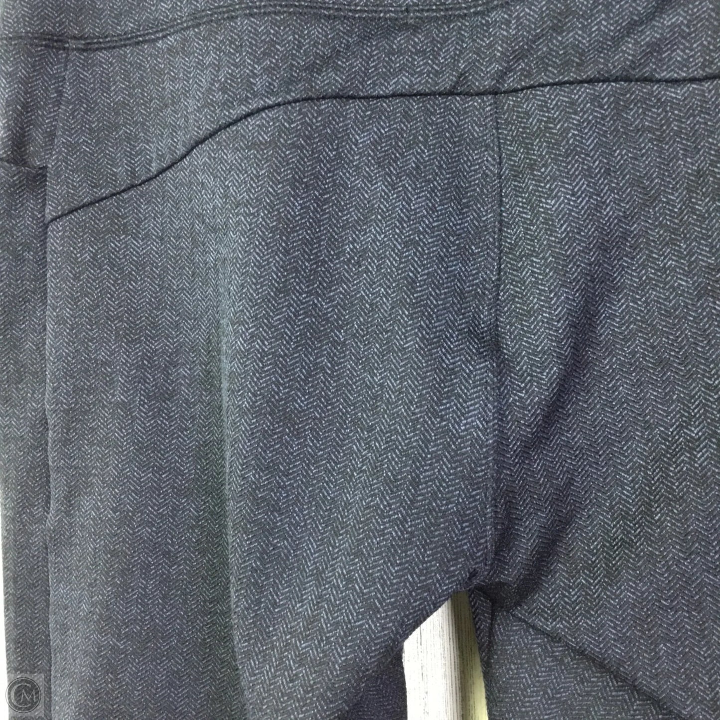 Athletic Leggings By Athleta In Black & Blue, Size: M