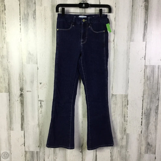 Jeans Boot Cut By Frame In Blue Denim, Size: 2