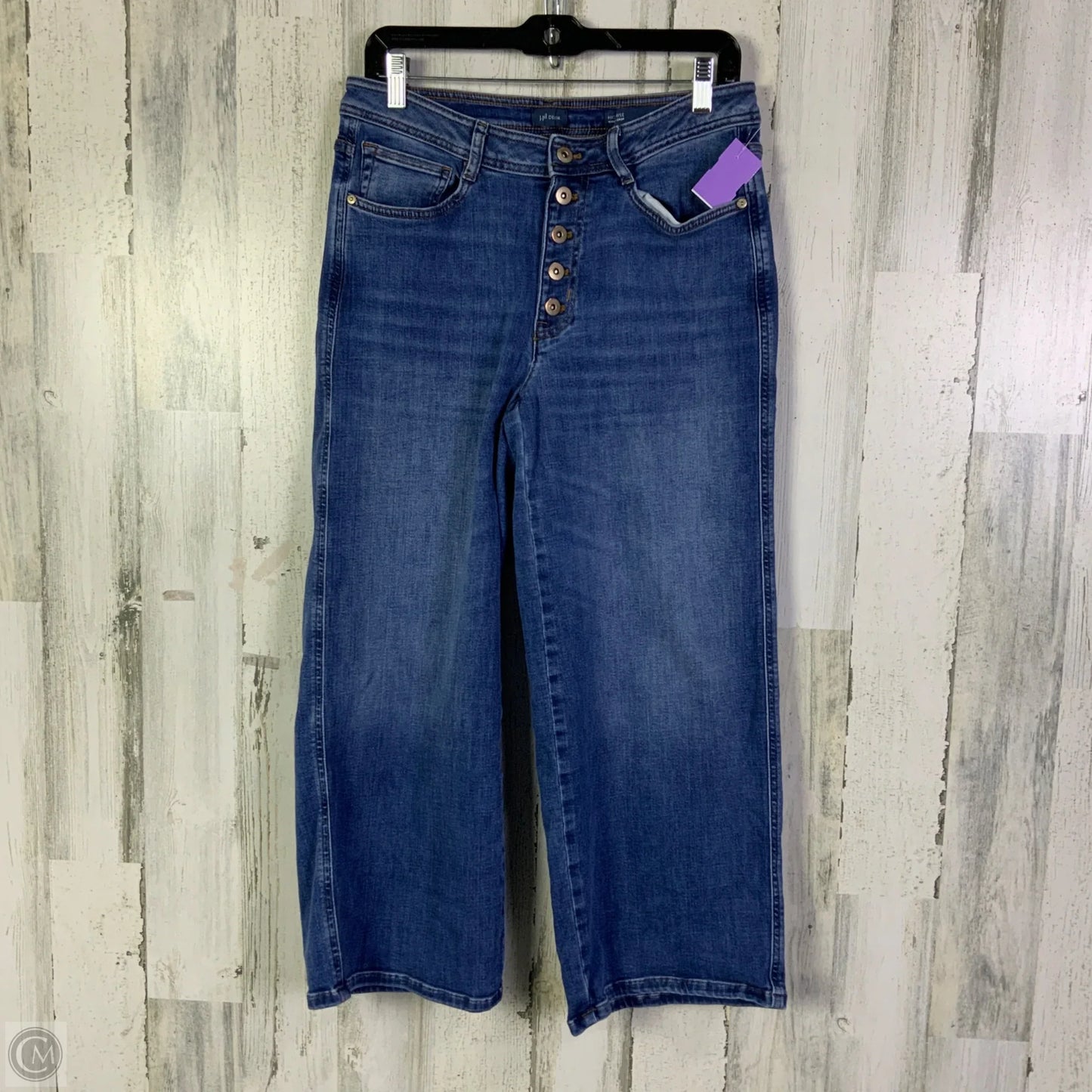 Jeans Cropped By J. Jill In Blue Denim, Size: 8