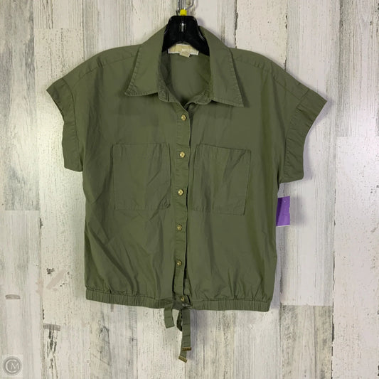 Top Short Sleeve By Michael By Michael Kors In Green, Size: S