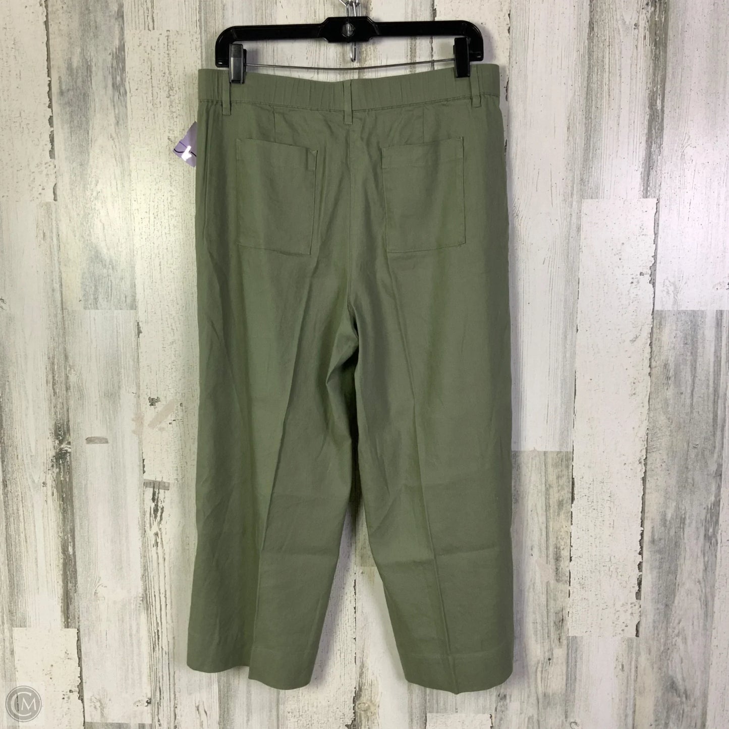 Pants Linen By J. Jill In Green, Size: 8p