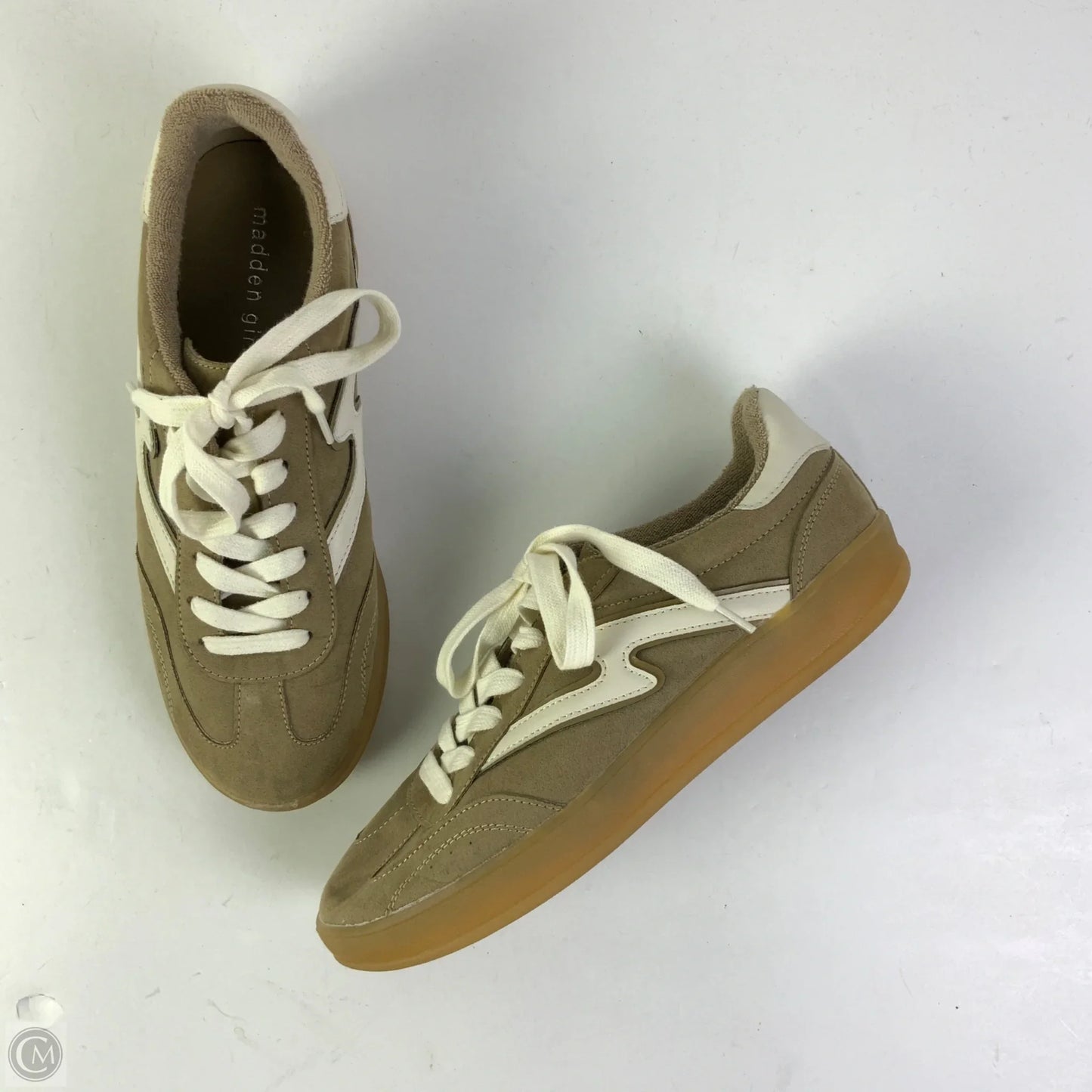 Shoes Sneakers By Madden Girl In Tan, Size: 8