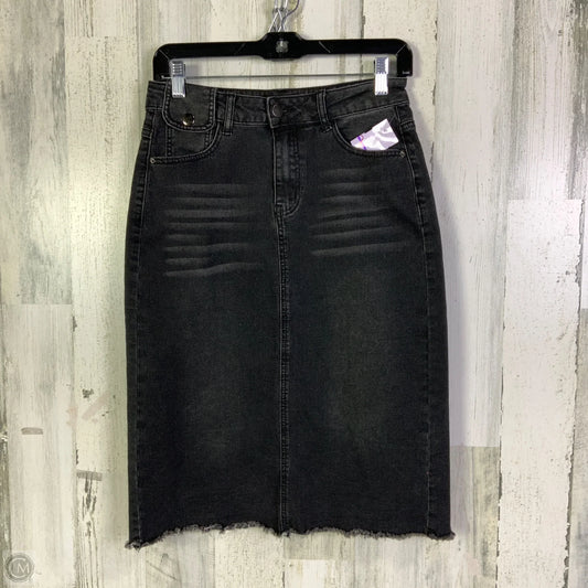 Skirt Midi By Allegra K In Grey, Size: 4
