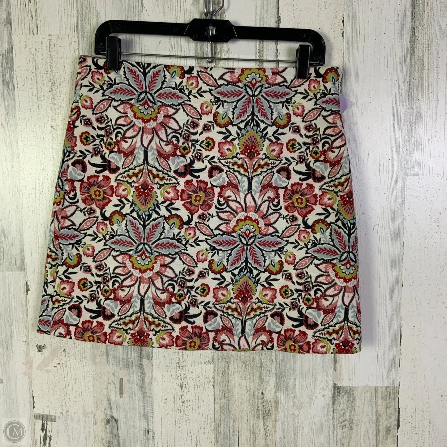 Skirt Mini & Short By Loft In Pink & Red, Size: 6