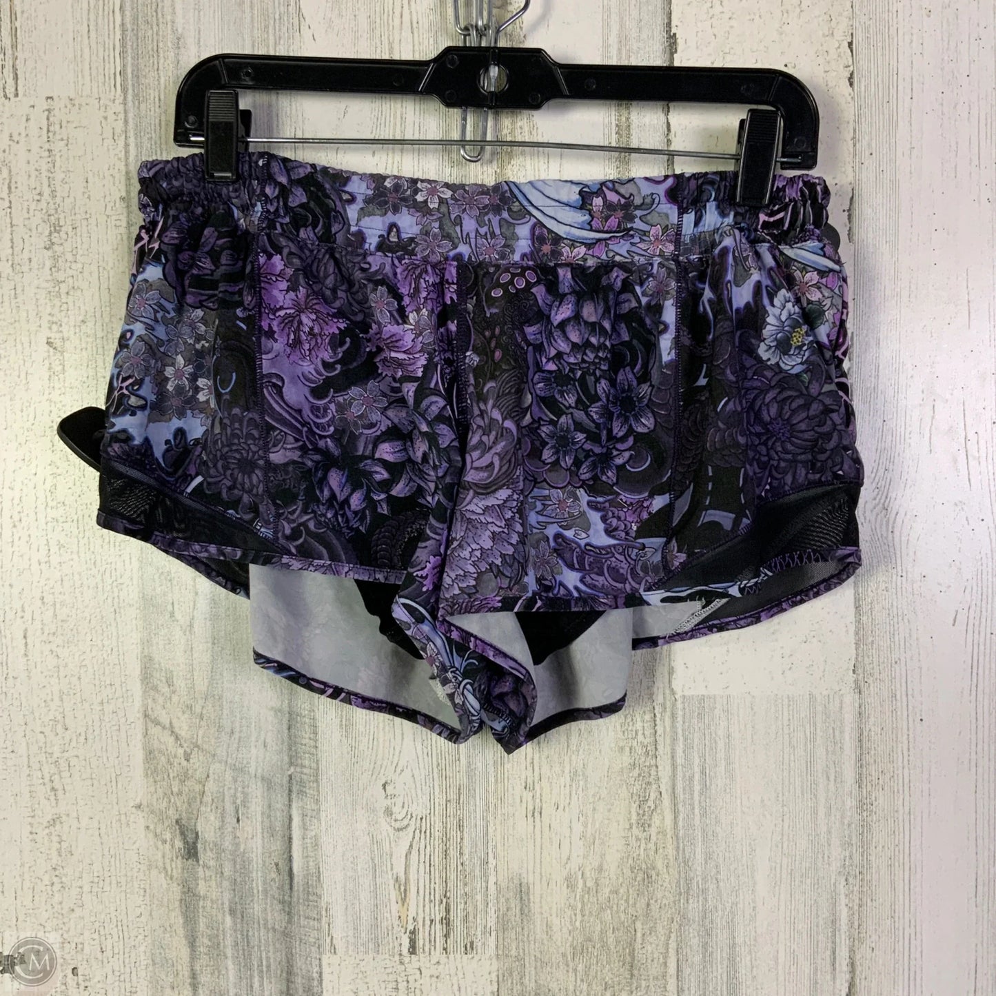 Athletic Shorts By Lululemon In Purple, Size: 12