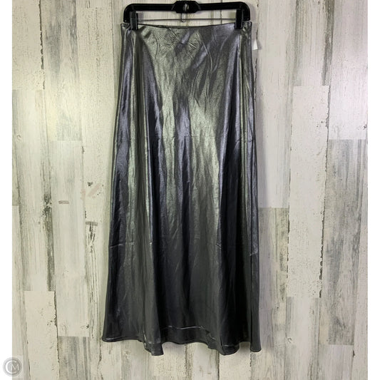 Skirt Maxi By Clothes Mentor In Silver, Size: 4