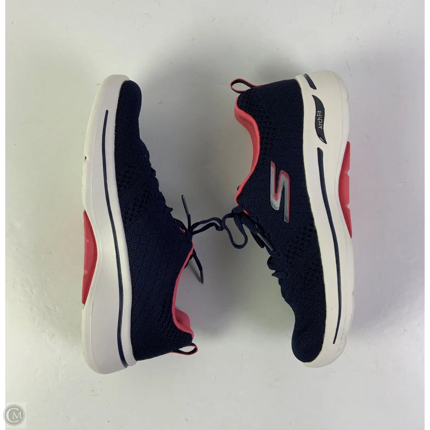 Shoes Athletic By Skechers In Navy, Size: 8