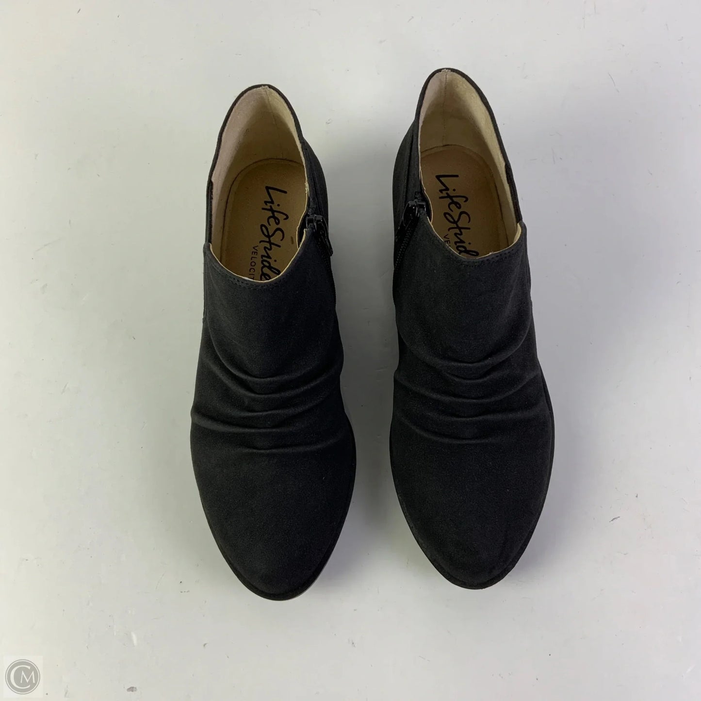 Boots Ankle Flats By Life Stride In Black, Size: 7.5