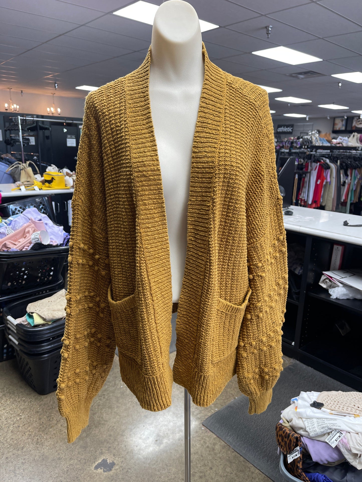 Cardigan By Madewell In Yellow, Size:L